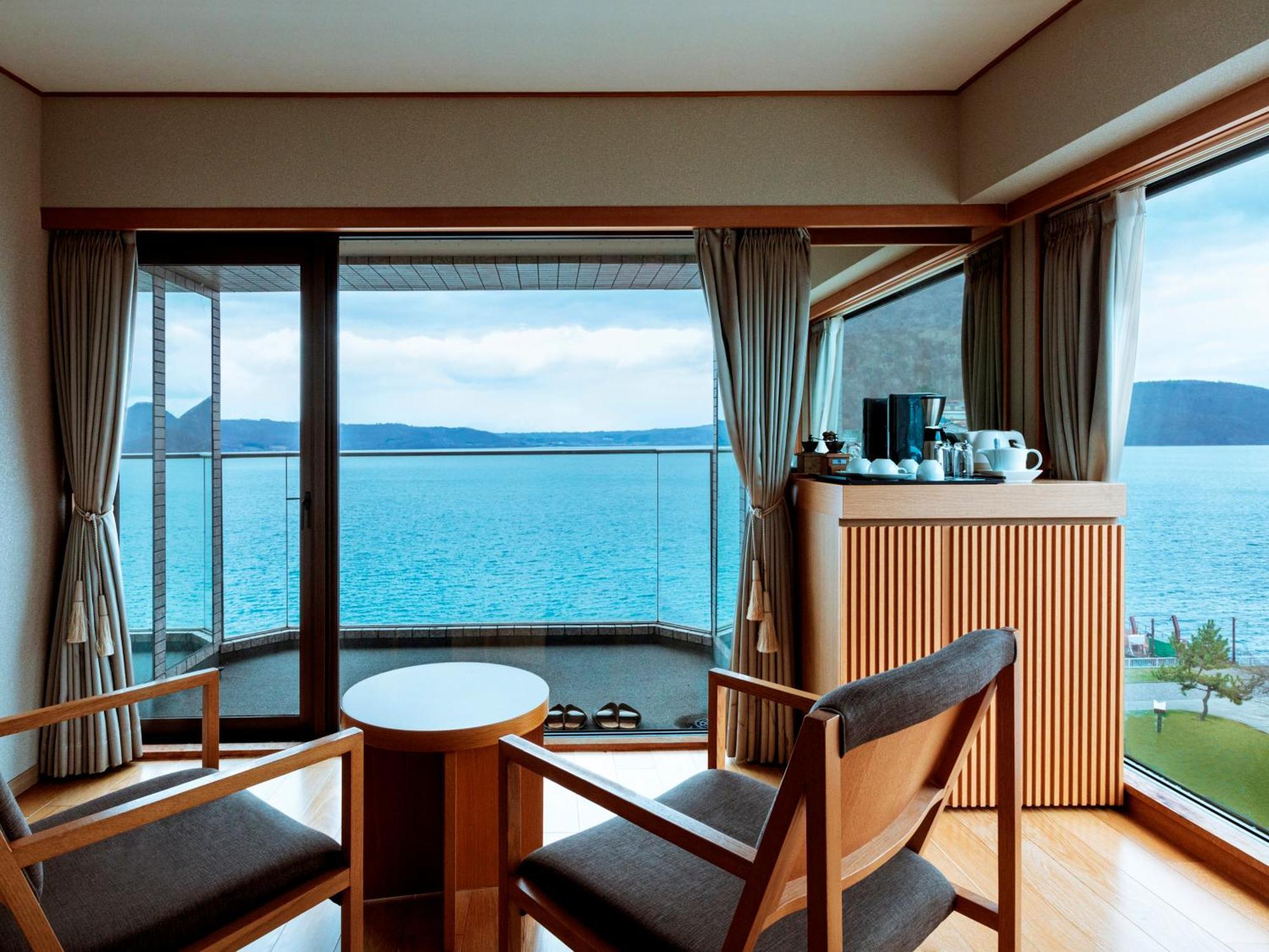 The Lake View Toya Nonokaze Resort Toyako Exterior foto